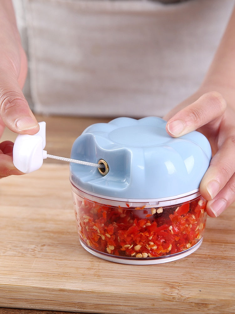 Mini Manual Food Processor