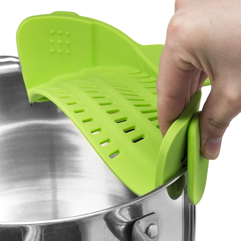 Silicone Clip-on Pot Pan Strainer