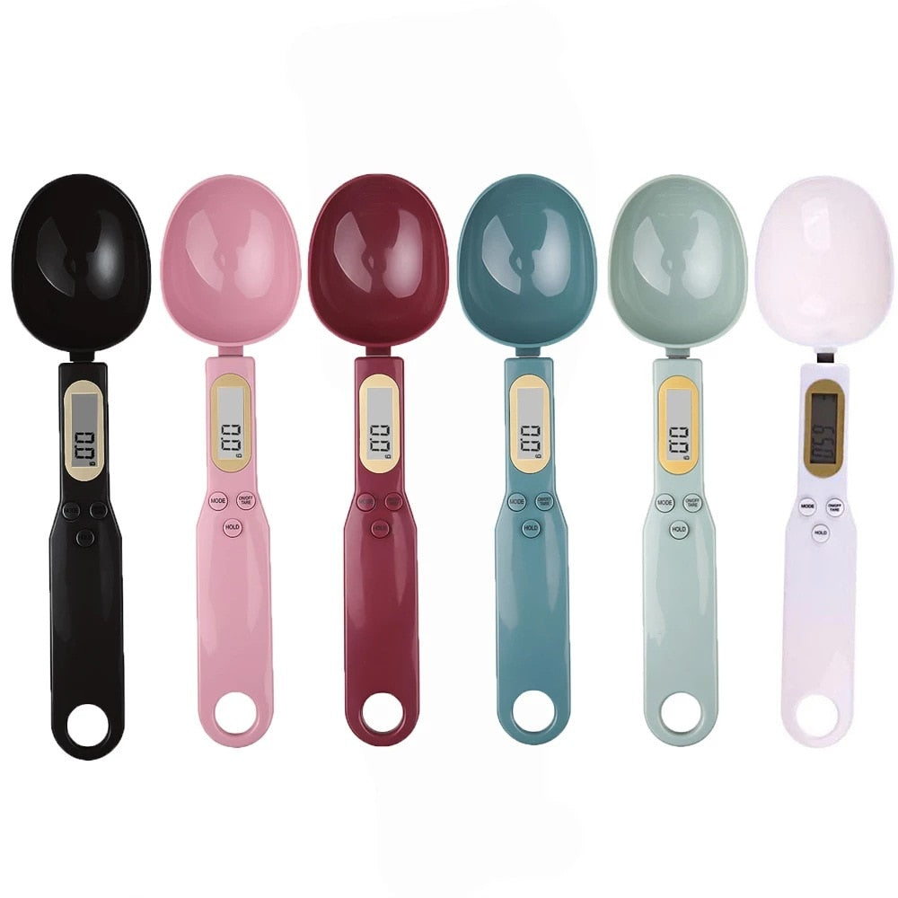 Kitchen Spoon With Digital Scale