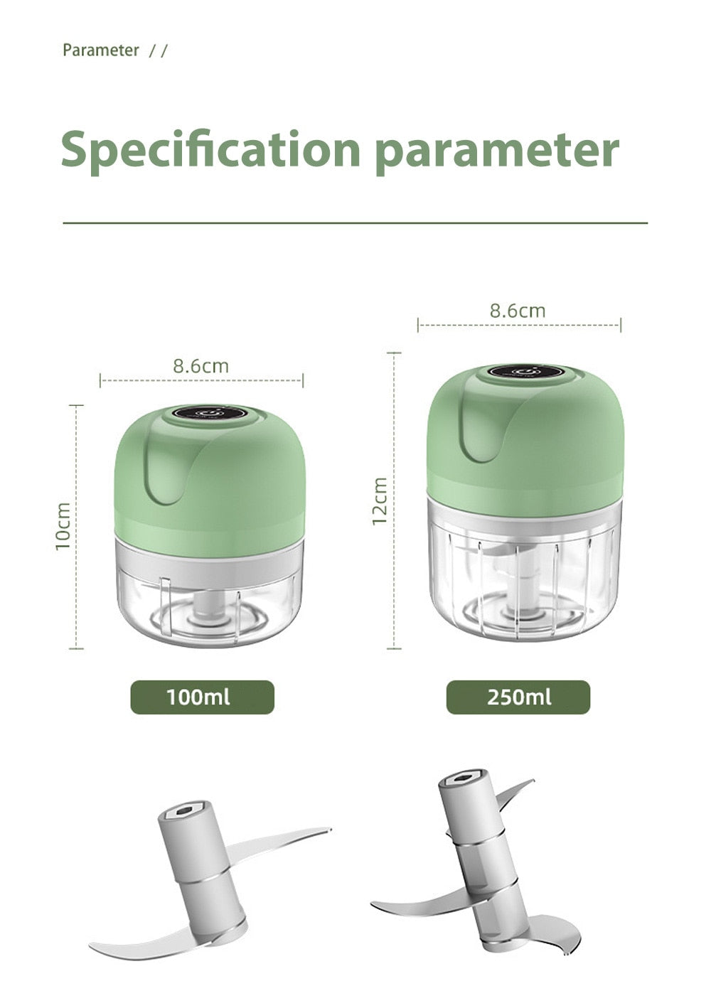 Mini Electric Food Processor