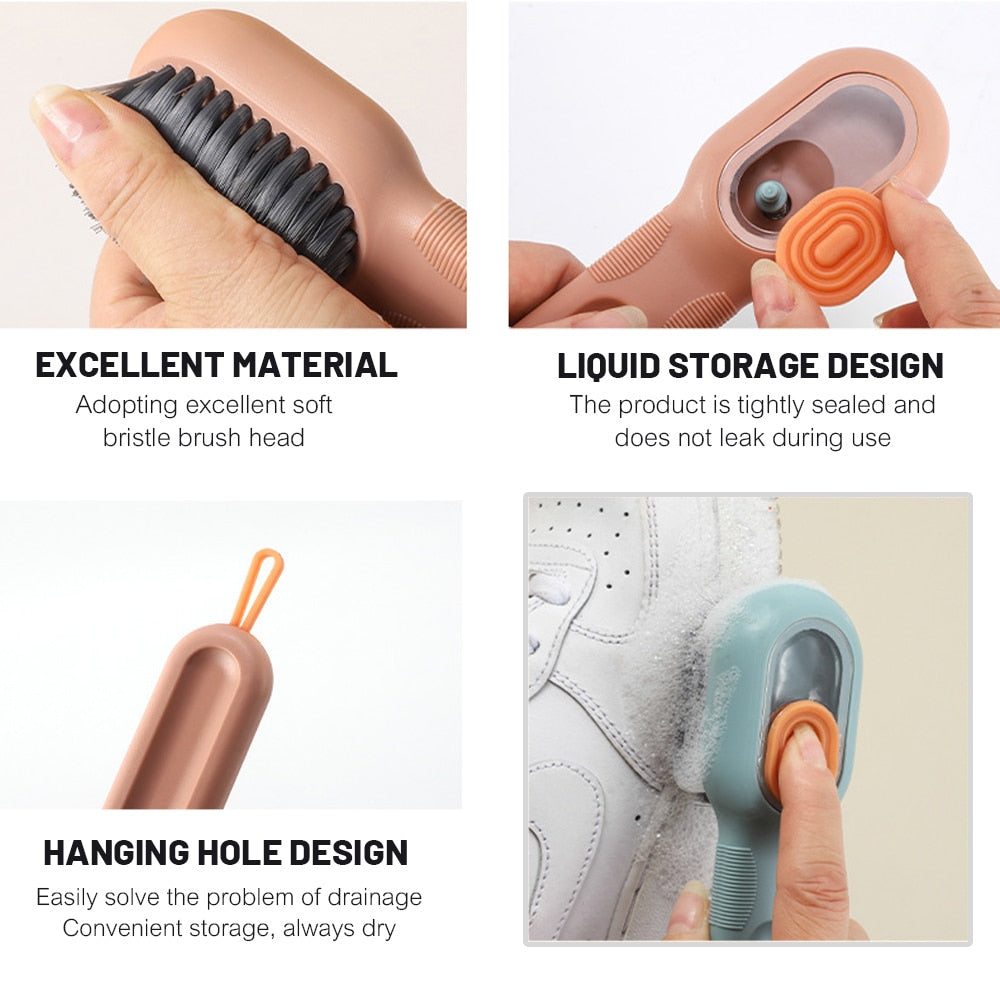 Multifunctional Brush With Soap Dispenser